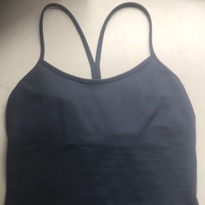 Lululemon Flow Y Tank Luon Size 8 Blue
